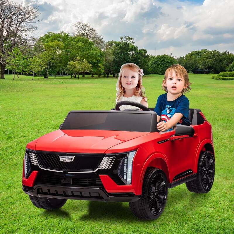 24V Electric 2-Seater Licensed Cadillac Kids Ride-on Car Toy for Kids Best Gifts