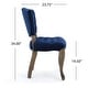 preview thumbnail 28 of 52, Maison Rouge Anwar Tufted Dining Chairs- (Set of 2)