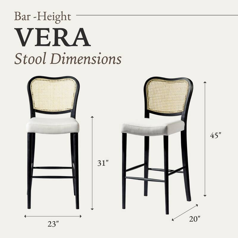 Maven Lane Vera Kitchen Dining Stool