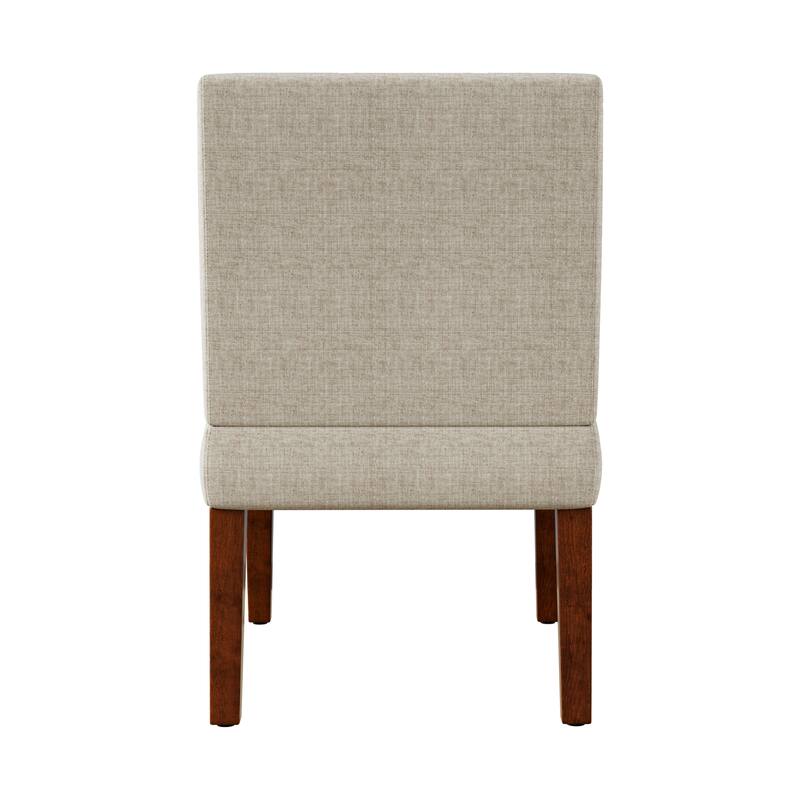 18.7" Side Chairs with Round Wood Table (Set of 2)