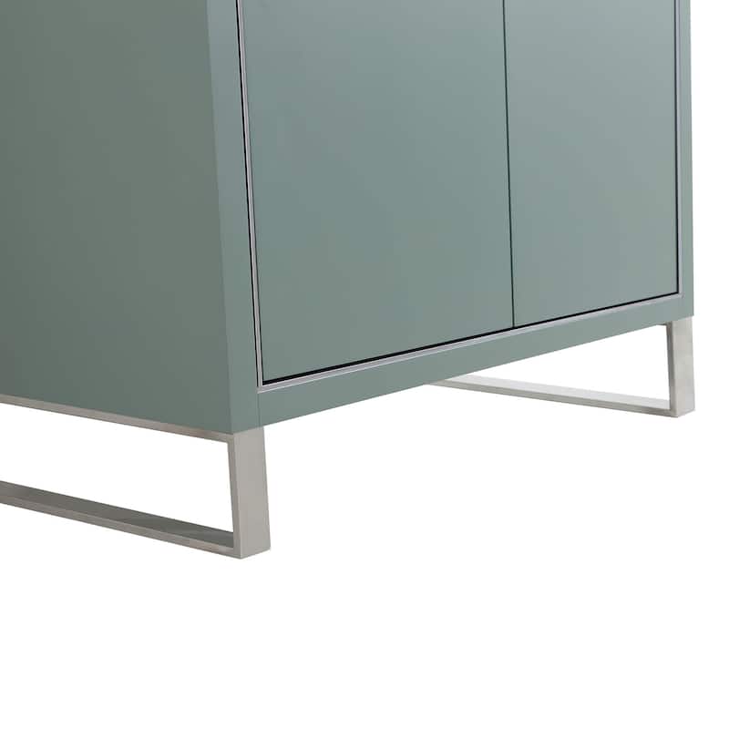 Fine Fixtures Opulence Collection Bathroom Vanity with White Ceramic Sink