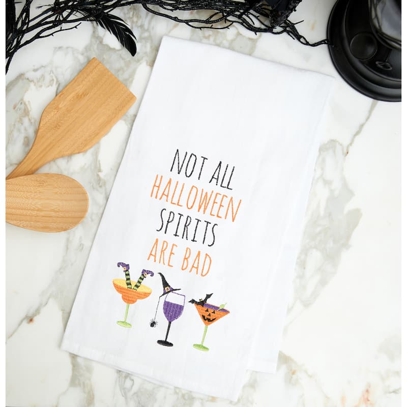Halloween Sprits Flour Sack Kitchen Towel