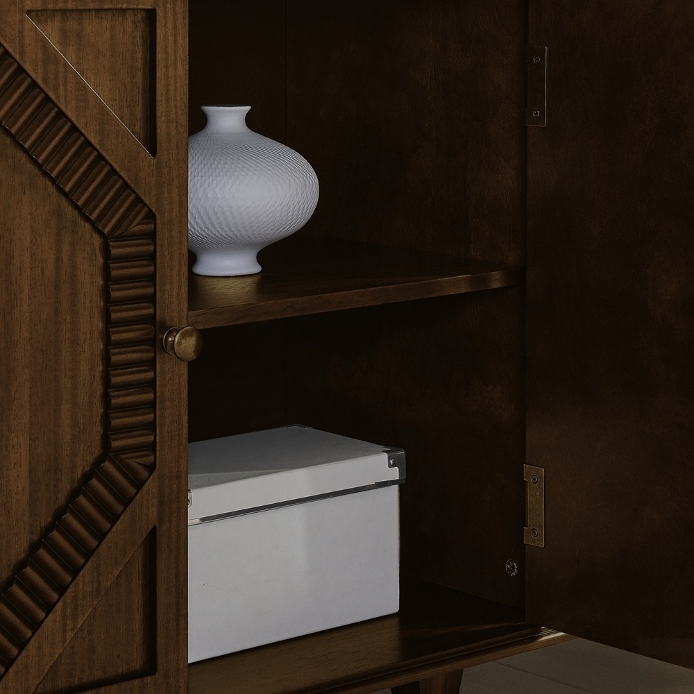 Mid Century Modern Sideboard Buffet Cabinet with Storage