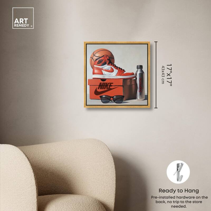 Basketball Practice Canvas by Art Remedy