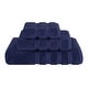 preview thumbnail 43 of 100, 3 Piece Bathroom Towel Set 100% Cotton Luxury Turkish Bath Hand Towels Extra Large Face Towels Clearance Set Navy Blue