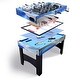 preview thumbnail 1 of 5, Matrix 54-in 7-in-1 Multi Combo Game Table, Glide Hockey, Foosball, Billiards Pool, Table Tennis, Chess, Checkers, Backgammon