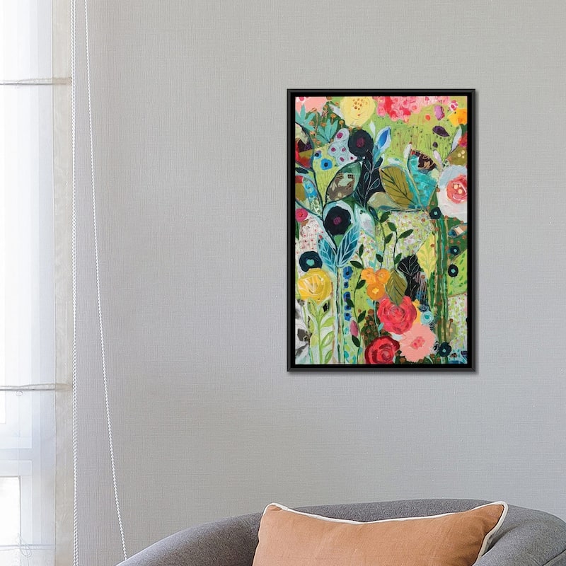iCanvas "Botanical Bliss" by Carrie Schmitt Framed Canvas Print