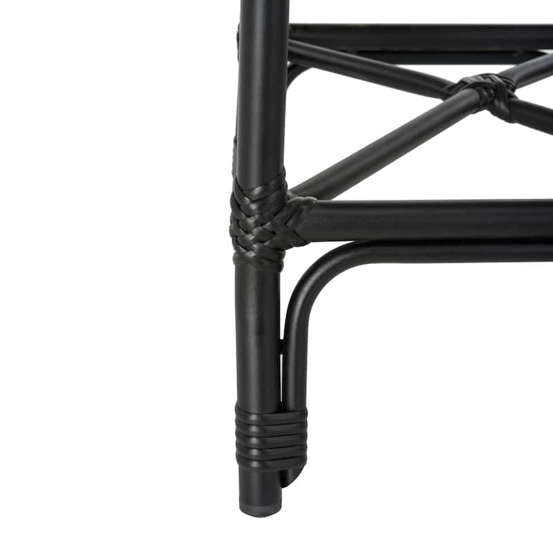 SAFAVIEH Outdoor Jaelyn 26-inch Counter Stool - 17Wx23Dx42H