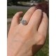 Miadora 1 1/2ct DEW Moissanite Halo Crossover Engagement Ring in 10k White Gold 1 of 2 uploaded by a customer