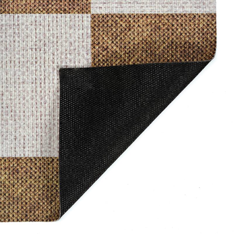 Foss Floors 6X8 Rustic Indoor/Outdoor Area Rug w/TPR