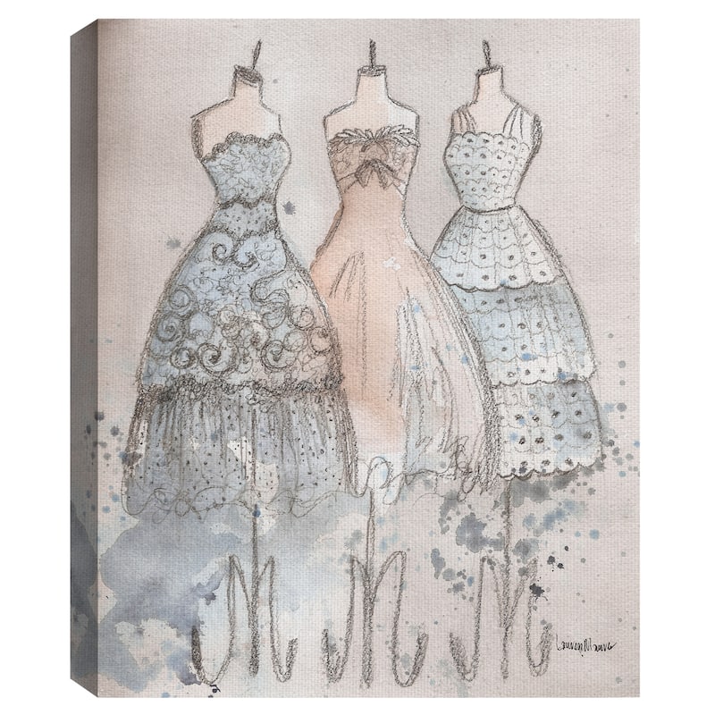 Scallop Lace by Lauren Maurer Canvas Art Print