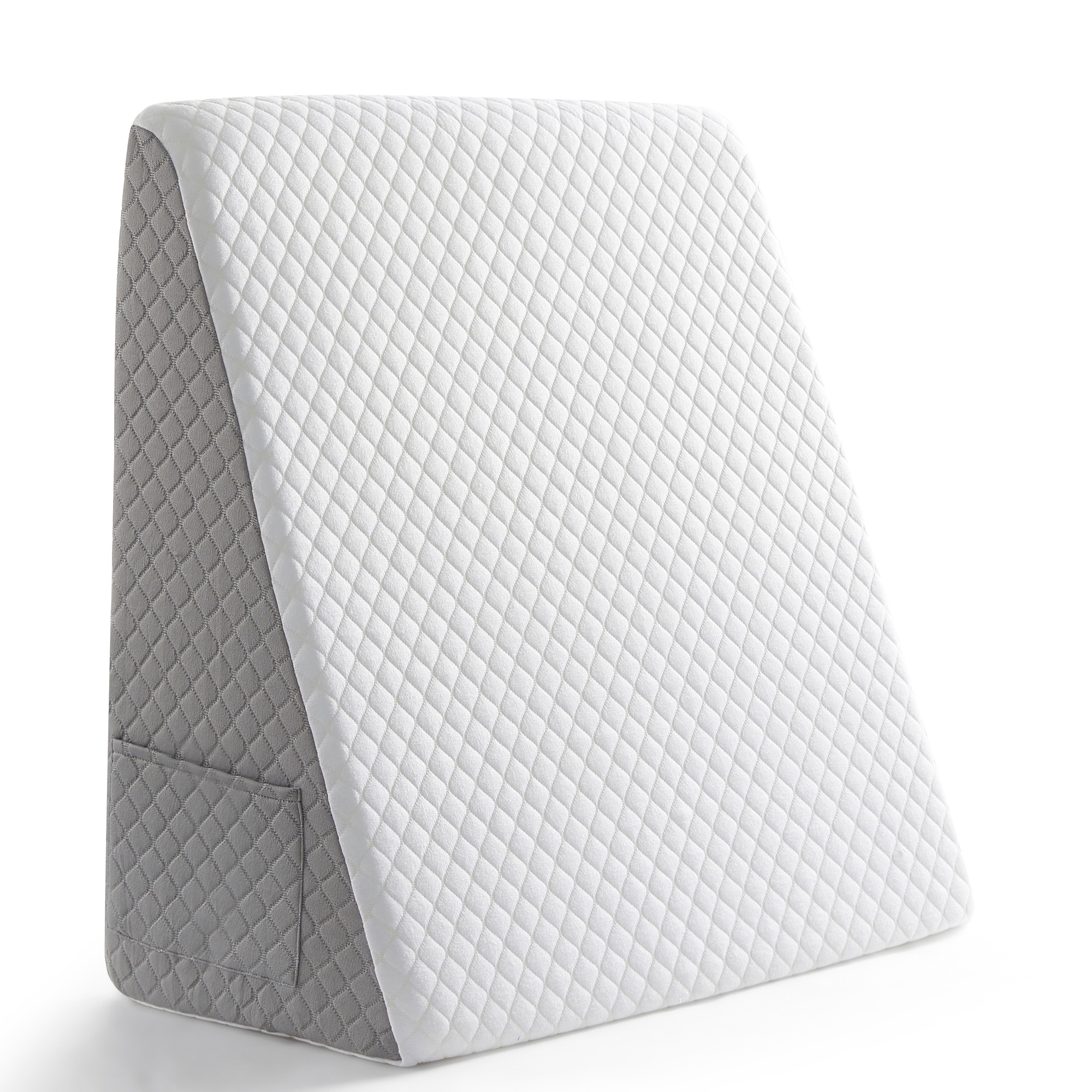Sweet Home Collection Bed Wedge Pillow with High Density Foam for Versatile Support 22" x 24" x 7.5"