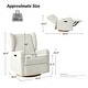 preview thumbnail 12 of 29, Remo Modern Nursery Swivel Glider Recliner with Built-in Nightlight and Storage Bags by HULALA HOME