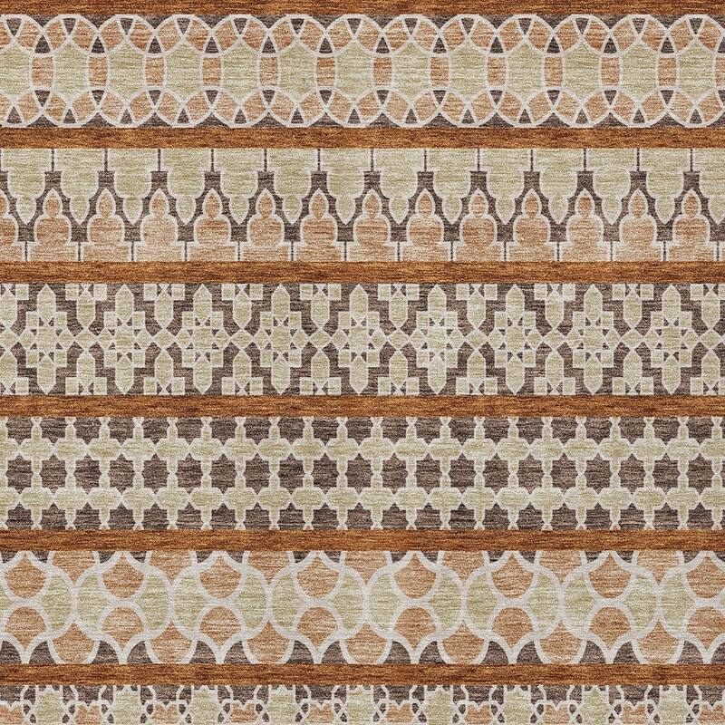 HomeRoots Quatrefoil Transitional Rectangle Outdoor Rug