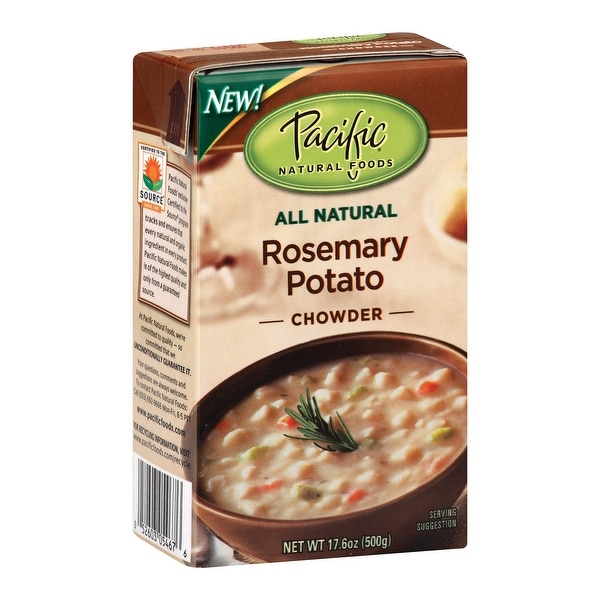 Pacific Natural Foods Chowder - Rosemary Potato - Case of 12 - 17 oz.