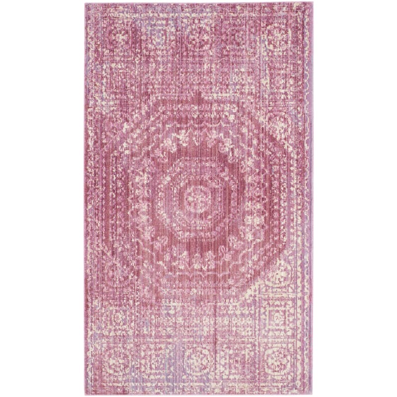 SAFAVIEH Valencia Burcu Distressed Vintage Boho Oriental Polyester Rug
