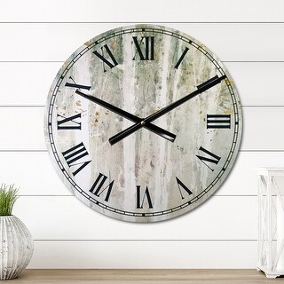 Designart 'A Woodland Walk into the Forest V' Modern Farmhouse Wall CLock