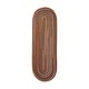 preview thumbnail 12 of 27, Rhody Rug Charisma Indoor/ Outdoor Braided Area Rug 2 ft x 6 ft - Tawny Port