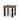 Marie Plank End Table: Warm Brown Neem