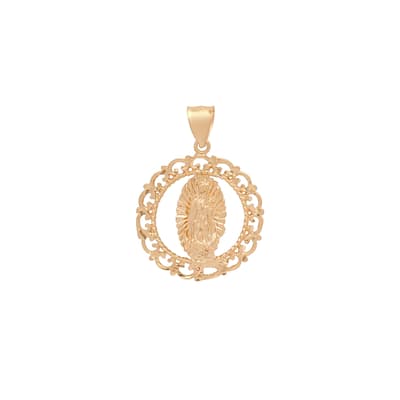 Roberto Martinez 14K Gold Our Lady of Guadalupe Pendant