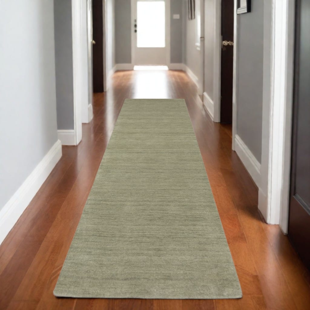 HomeRoots Solid Color Casual Runner Area Rug