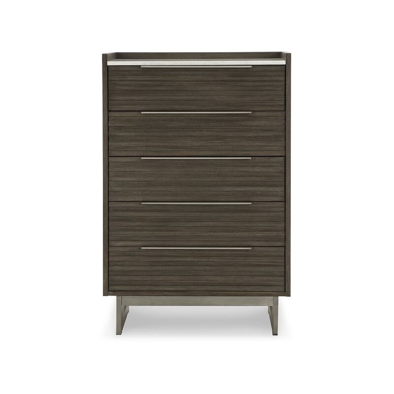 Signature Design by Ashley Arkenton Brown/White Chest of Drawers