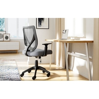 Serta Production Mesh Office Chair Ergonomic Mid Back Computer Desk Chair with Lumbar Support Bed Bath Beyond 20758323