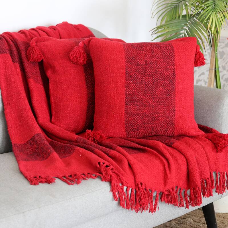 Novica Handmade Celebrate The Magic Cotton Cushion Covers (Pair)