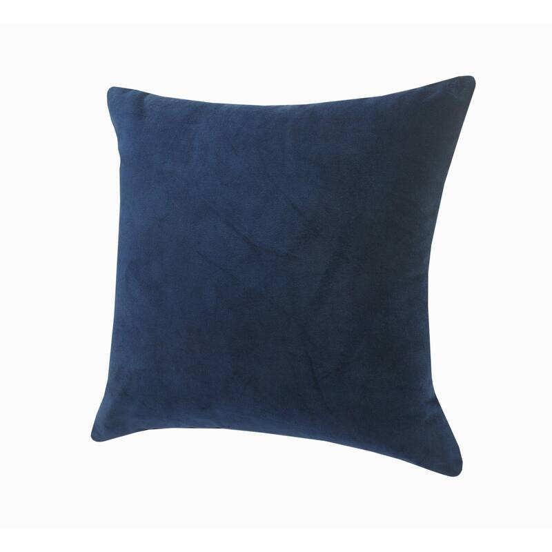Sevita Solid Velvet Cotton Throw Pillow