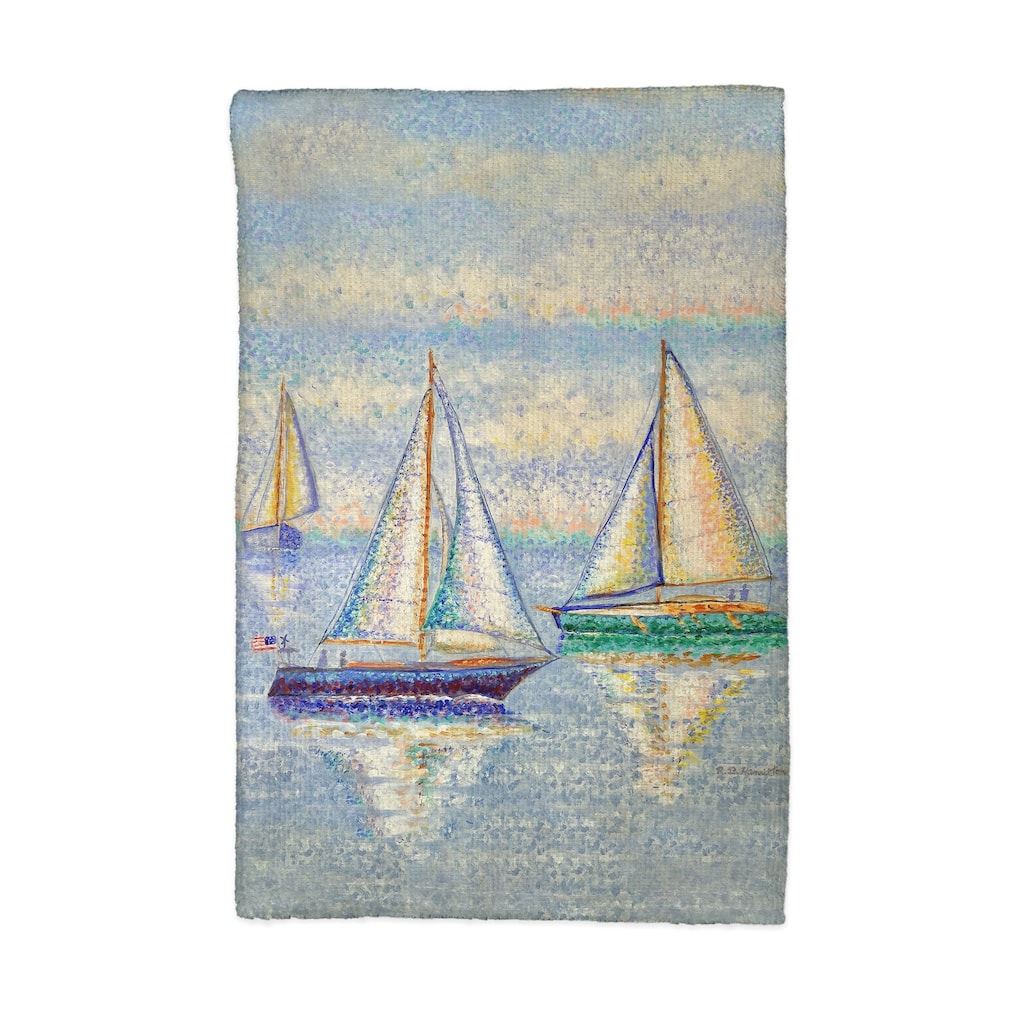 Sailing By Kitchen Towel - 16x25