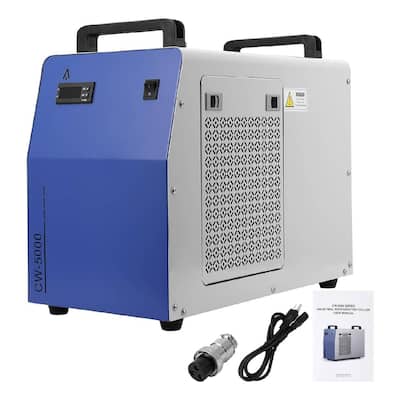 7L Industrial Water Chiller CW-5000, 1.14HP 2.64gpm Water Cooling System