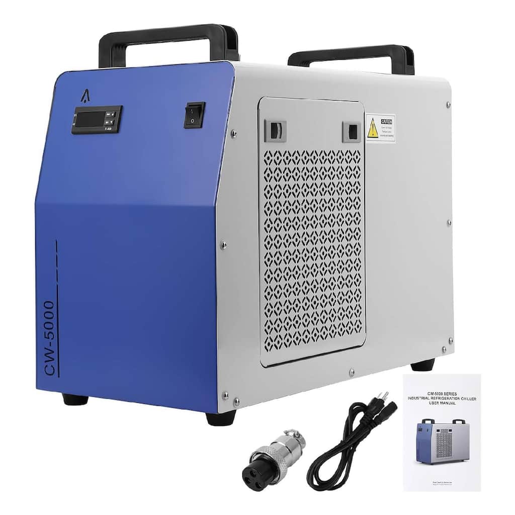 7L Industrial Water Chiller CW-5000, 1.14HP 2.64gpm Water Cooling System
