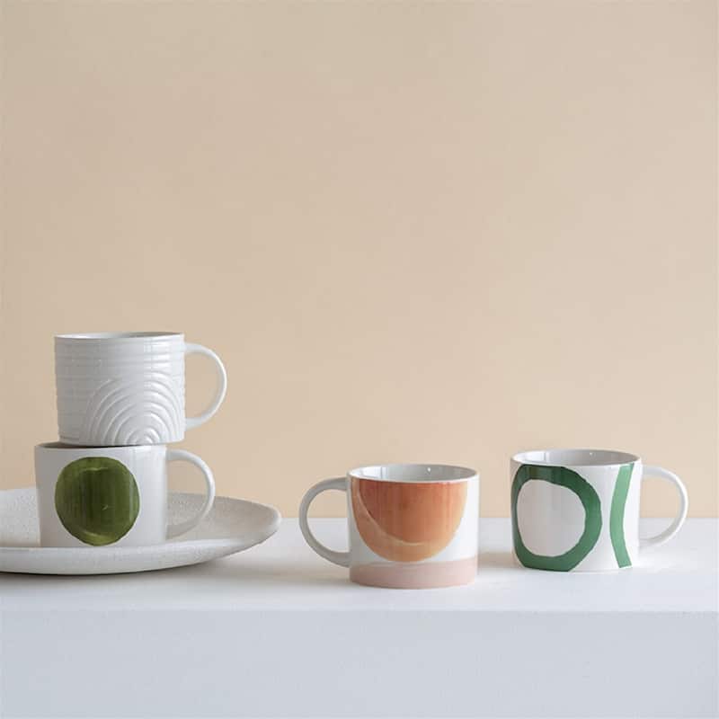 Mug Tazza Lines White - White