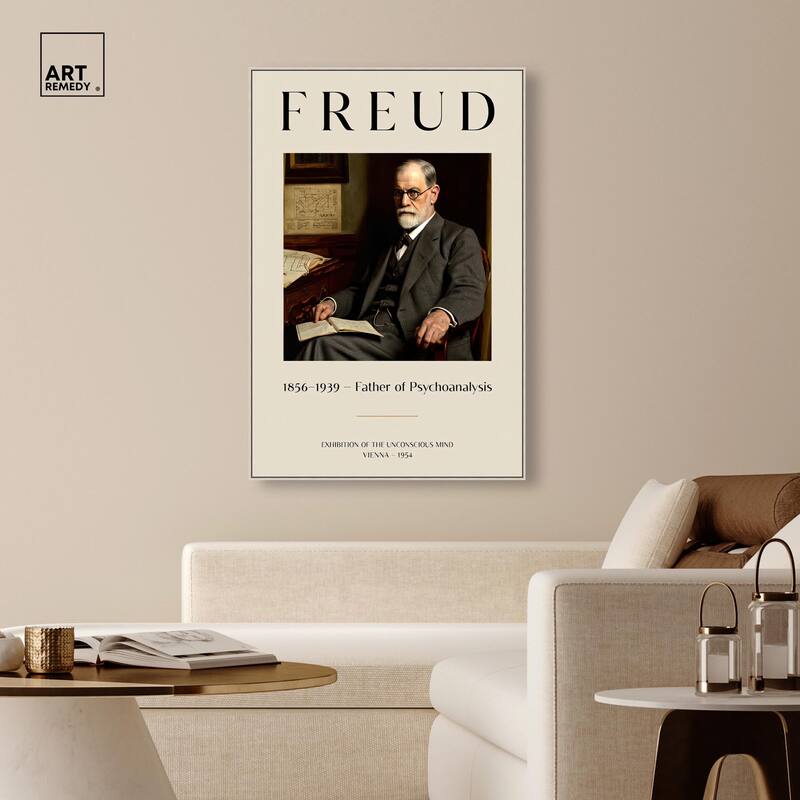 Father of Psychoanalysis Art Canvas by Art Remedy