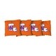 preview thumbnail 1 of 1, Northwestern State Demons Orange Cornhole Bags All-Weather Resin Filled