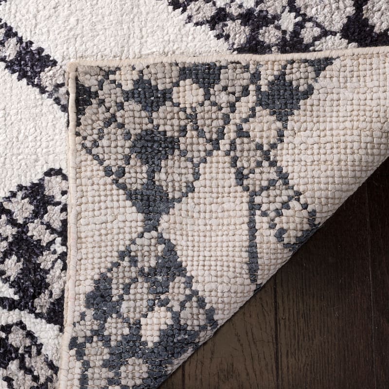 SAFAVIEH Couture Handmade Moroccan Oshra Modern Viscose Rug
