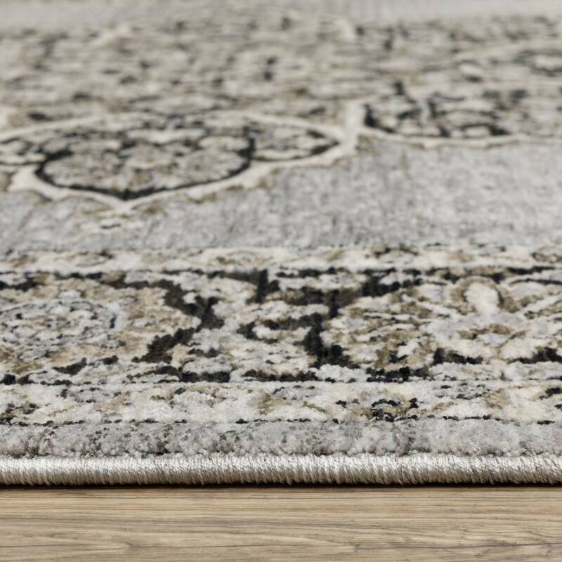 HomeRootsMedallion Bohemian Rectangle Area Rug
