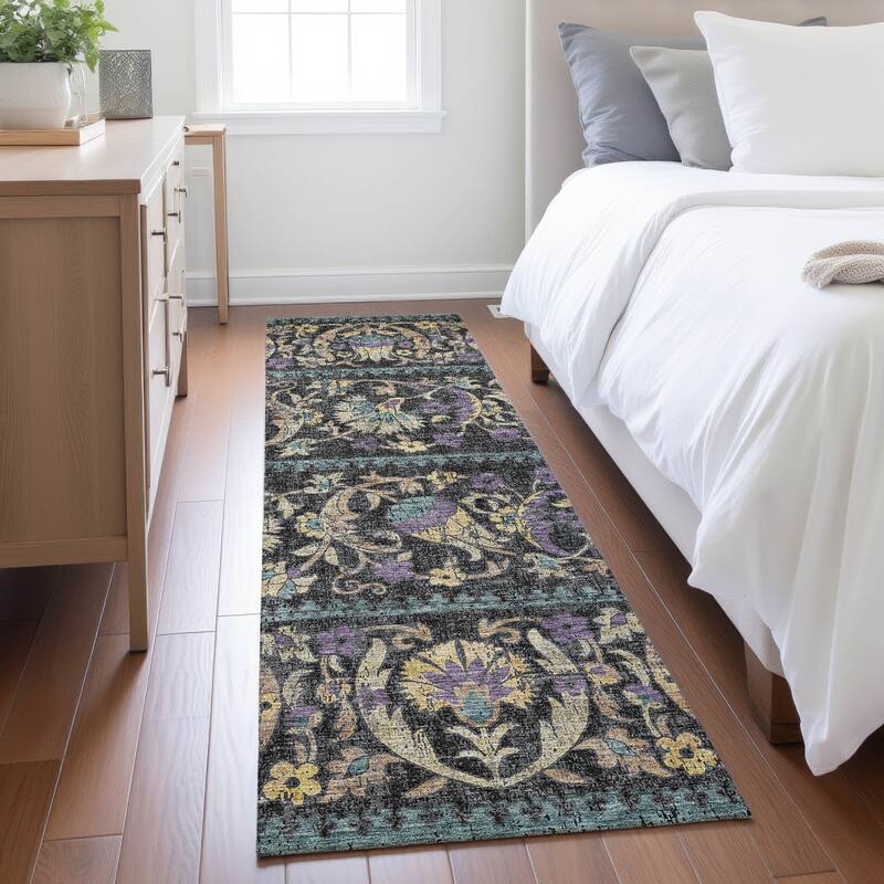 Machine Washable Indoor/ Outdoor Global Alix Chantille Rug