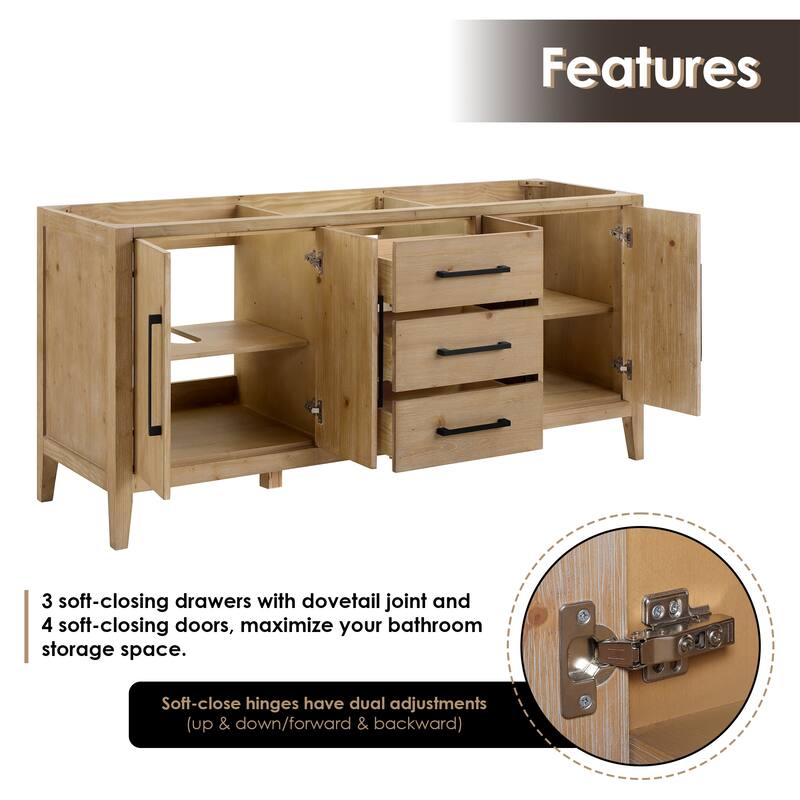 Altair Laurel Bath Vanity with Calacatta White Quartz Stone Countertop without Mirror