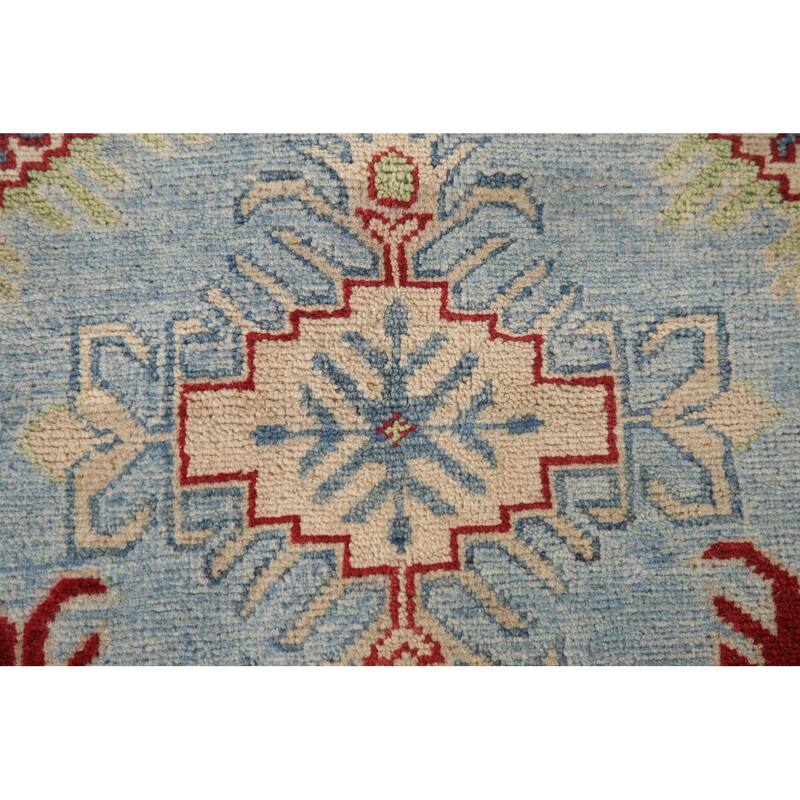 All-Over Kazak Oriental Area Rug Wool Carpet - 9'2" x 11'10"