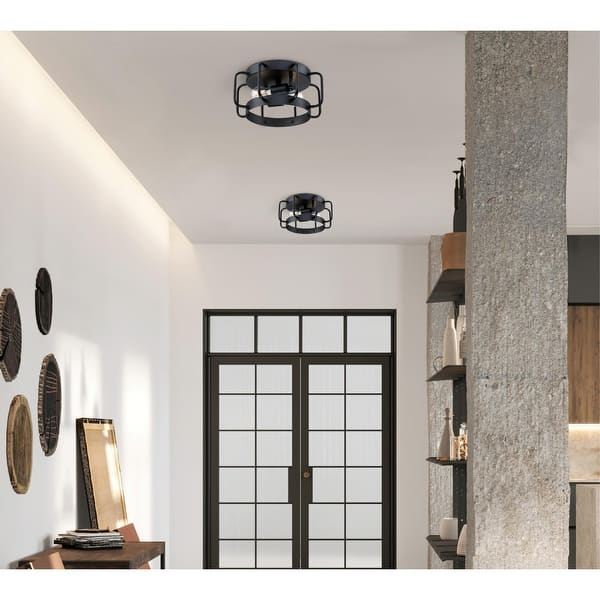 Westinghouse Lighting Deptford 13 Inch, Two Light Flush Mount Ceiling