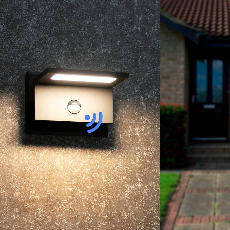 2 Pack Wall Light Outdoor LED Wall Sconce Lighting with Motion Sensor