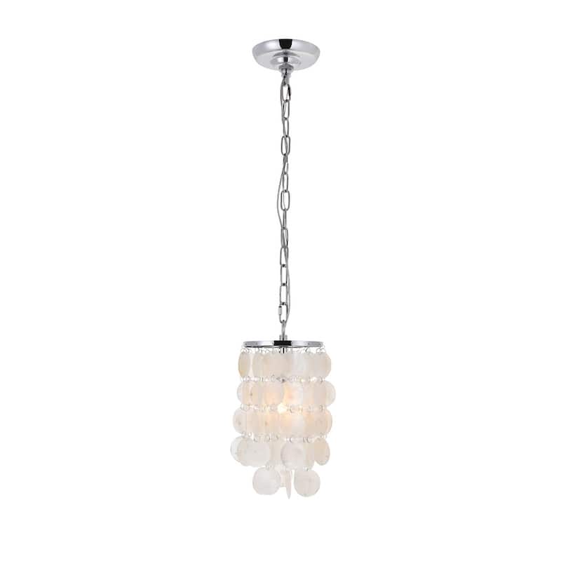 Selene 1 light Brass Pendant