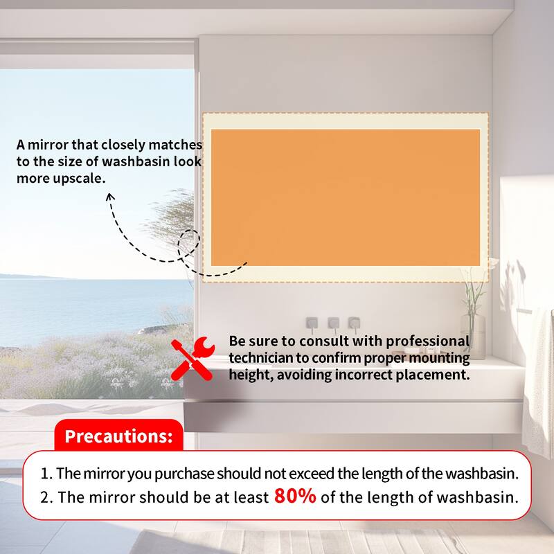 Smart LED Illuminated Fog-free Large Bathroom Mirror with Bluetooth Speakers, Digital Display