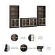preview thumbnail 2 of 7, Westbrook 60W TV Stand for 75 Inch TV and Bookcases by Bush Furniture