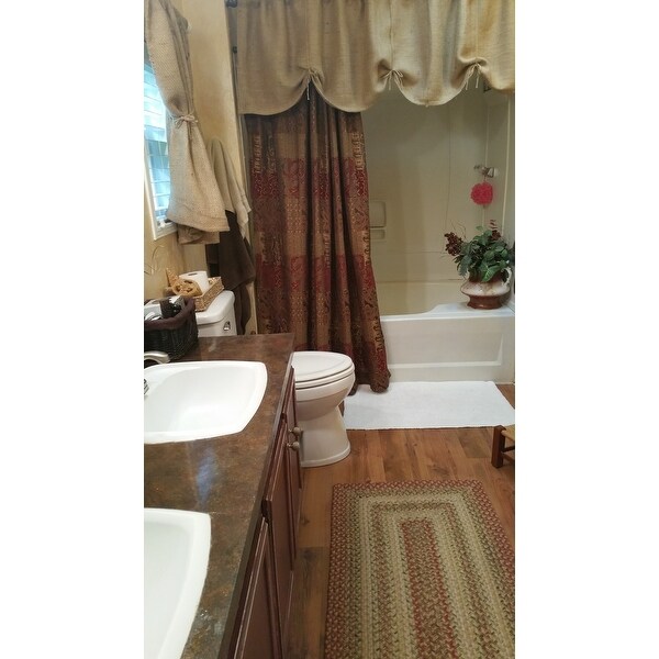 Shop Croscill Opulence Shower Curtain Overstock 5960775