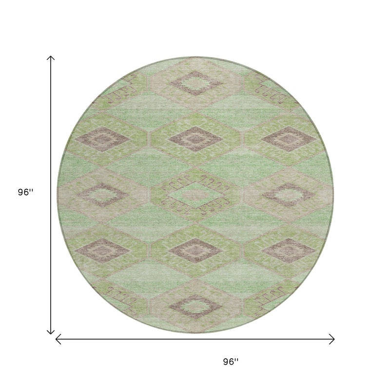 HomeRoots Aztec Transitional Rectangle Outdoor Rug