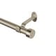 preview thumbnail 9 of 22, Elrene Serena Adjustable Window Curtain Rod and Cap Shaped Finial 28" to 48" - Polished Nickel