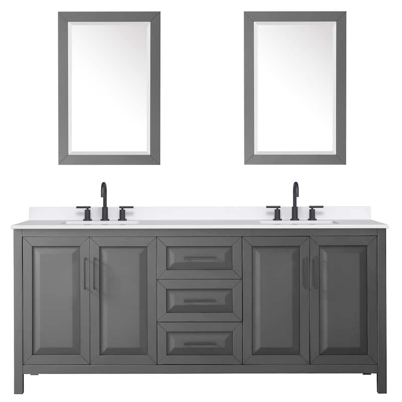Wyndham Collection WCV252580D-QTZ-US3M24 Daria 80" Free Standing
