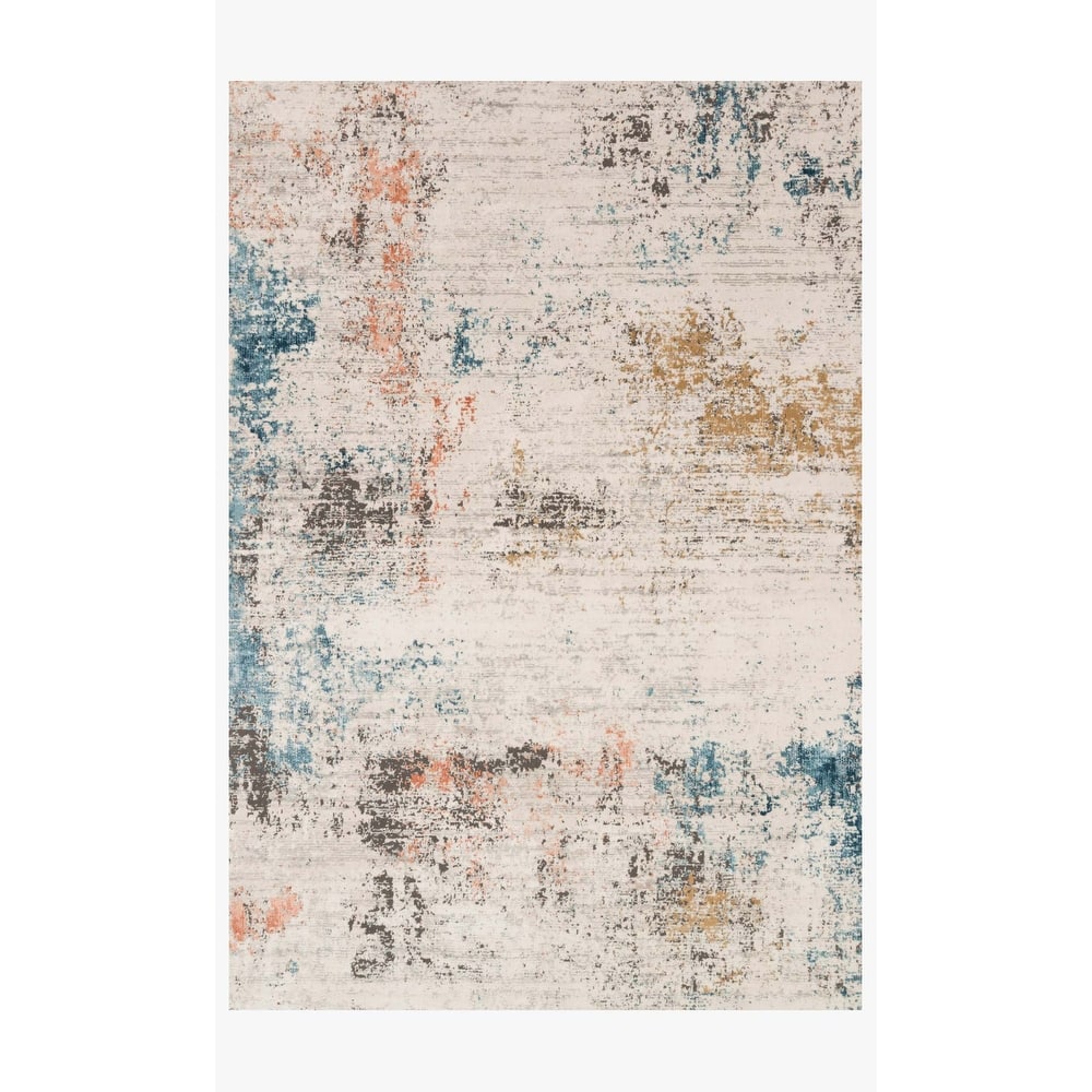 Alexander Home Keara Abstract Distressed Contemporary & Modern Rug